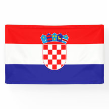 Vlag Kroatische banner