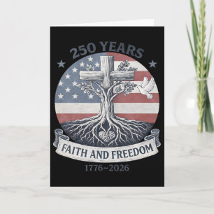 Vlag Kruisboom 250 Jaar Geloof En Vrijheid 1776-2 Kaart