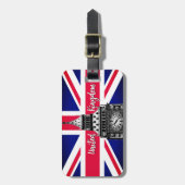  vlag-Labels van de Unie, Big Ben, Brits Bagagelabel (Voorkant verticaal)
