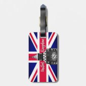  vlag-Labels van de Unie, Big Ben, Brits Bagagelabel (Achterkant verticaal)