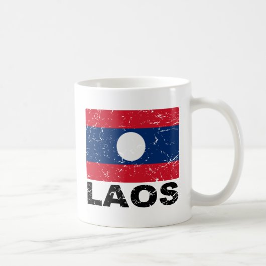 vlag Laos Koffiemok (Rechts)