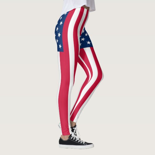 Vlag-Leggings VS - Patriottisch Leggings (Rechts)