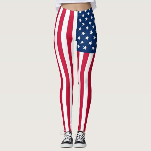 Vlag-Leggings VS - Patriottisch Leggings (Voorkant)