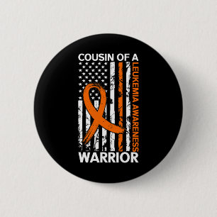Vlag Leukemie Awareness Month is Amerikaans voor C Ronde Button 5,7 Cm