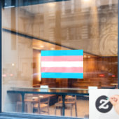 Vlag LGBTQIA+ Raamsticker (Cafe Raam)