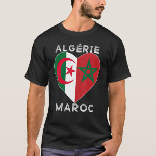 Vlag Liefde Marokko Algerije, Ik hou van Marokko A T-shirt