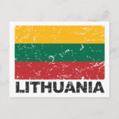  vlag Litouwen Briefkaart (Voorkant)