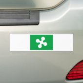 vlag Lombardije (Italië) Bumpersticker (Op auto)