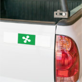 vlag Lombardije (Italië) Bumpersticker (Op Truck)