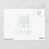 vlag Londen, Ontario Briefkaart (Achterkant)