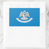 Vlag LOUISIANA - Rechthoekige Sticker (Tas)