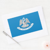Vlag LOUISIANA - Rechthoekige Sticker (Envelop)