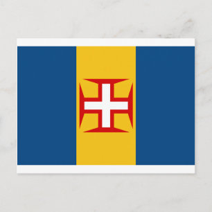Vlag Madeira (Portugal) Briefkaart
