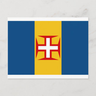 Vlag Madeira (Portugal) Briefkaart