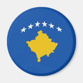 Vlag magneet Kosovo (Voorkant)