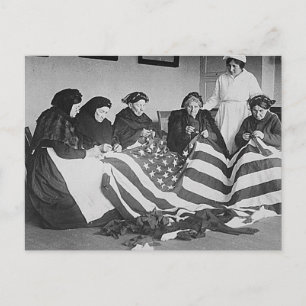 Vlag maken briefkaart