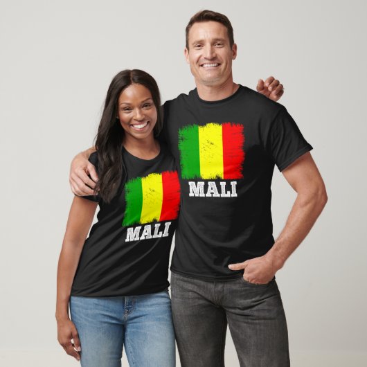vlag Mali Land Retro Flag Malian T-shirt (Unisex)