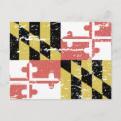  vlag MARYLAND Briefkaart (Voorkant)