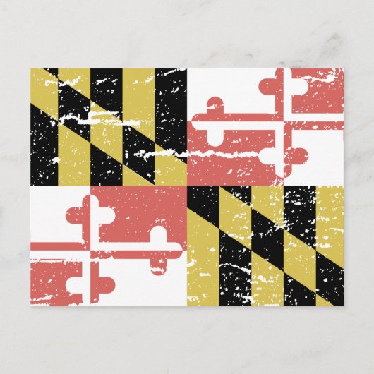  vlag MARYLAND Briefkaart (Voorkant)