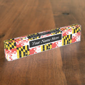  vlag Maryland Naambordje (Zijkant)