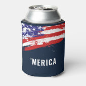 Vlag Merica, 4 juli Blikjeskoeler (Blikje Achterkant)