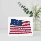 vlag met 15 sterren briefkaart (Staand voorkant)