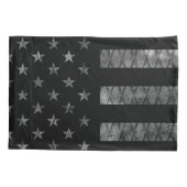 Vlag met dunne rode lijn kussensloop (Achterkant)