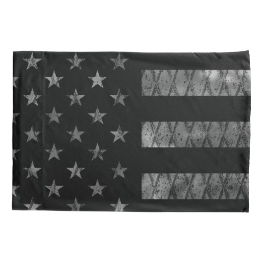 Vlag met dunne rode lijn kussensloop (Achterkant)