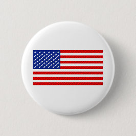 Vlag met hondenbotten ronde button 5,7 cm