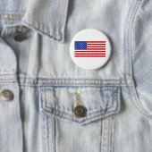 Vlag met hondenbotten ronde button 5,7 cm (In situ)