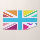 Vlag met meerdere kleuren handdoek (Handdoek)