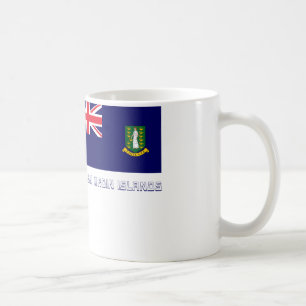 vlag met naam van de Britse Maagdeneilanden Koffiemok