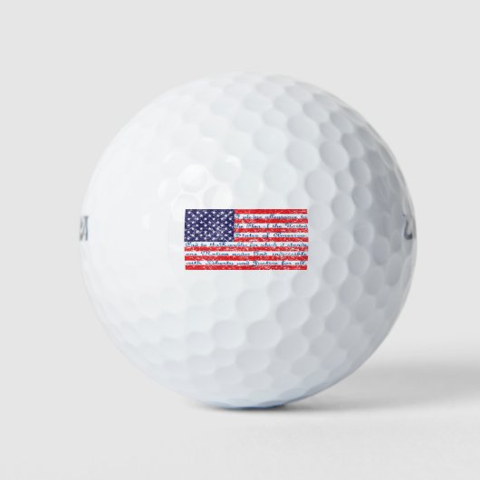 Vlag met pandrecht golfballen (Voorkant)