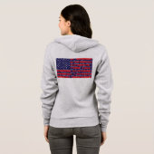 Vlag met pandrecht hoodie (Achterkant volledig)