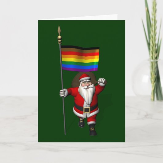 Vlag met Philadelphia Pride Feestdagen Kaart (Voorkant)