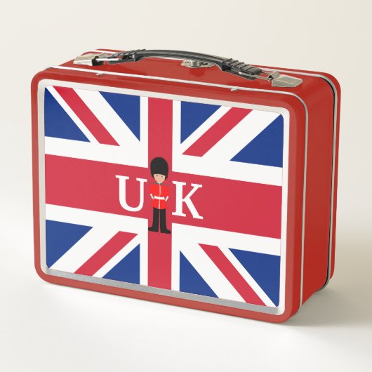 Vlag met politieman en koningin-garde (Achterkant)