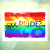 Vlag met Pride LGBTQ Raamsticker (Vel 3)