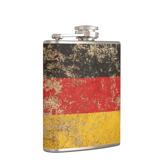 vlag met ruw ouderdom heupfles (Rechts)