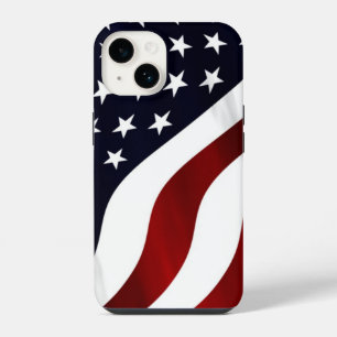 VLAG MET STERREN EN STREPEN iPhone 14 HOESJE