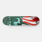 Vlag met vrijheidsstandskuid VS Schaats Persoonlijk Skateboard (Horizontaal)