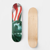 Vlag met vrijheidsstandskuid VS Schaats Persoonlijk Skateboard (Voorkant)