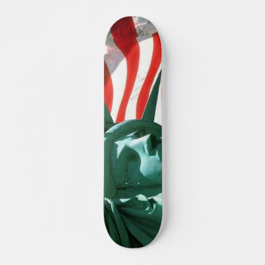 Vlag met vrijheidsstandskuid VS Schaats Persoonlijk Skateboard (Voorkant)