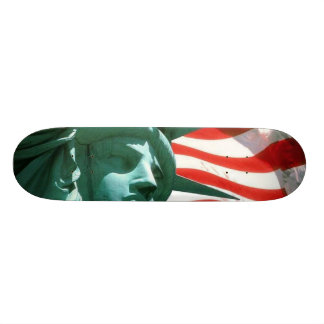 Vlag met vrijheidsstandskuid VS Schaats Persoonlijk Skateboard
