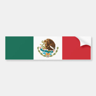 Vlag Mexico Bumpersticker