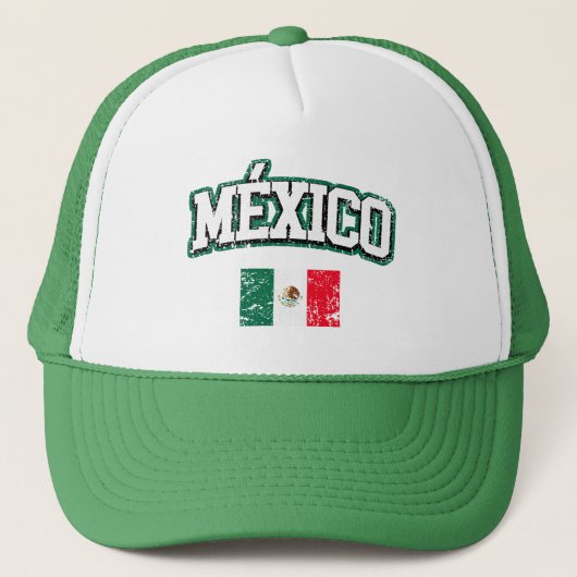 vlag México Trucker Pet (Voorkant)