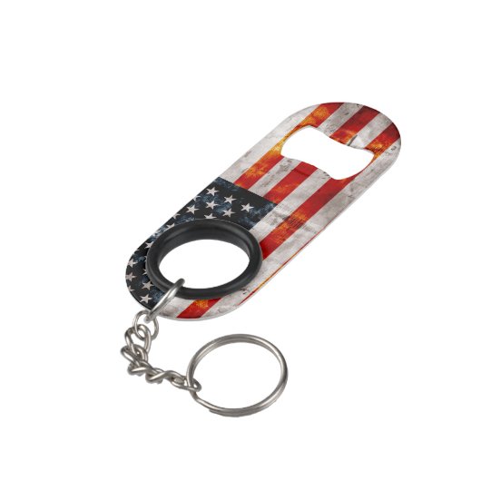  vlag mini flessenopener (Achterkant Gekanteld)