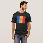 Vlag Moldavië T-shirt (Voorkant volledig)