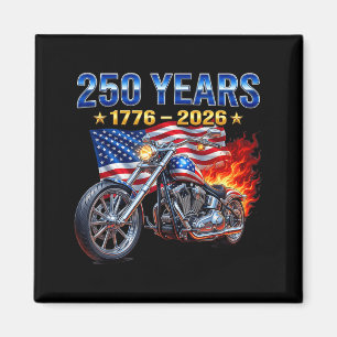 Vlag Motorfiets Biker 250 Jaar Amerikaans Magneet