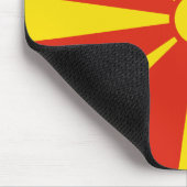 Vlag Mousepad Noord-Macedonië Muismat (Hoek)