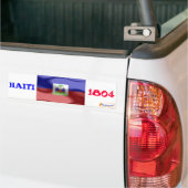 vlag, mwey, HAITI, 1804 Bumpersticker (Op Truck)
